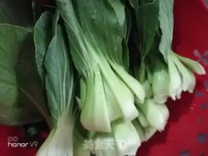 Make Garlic on the sea green step 1