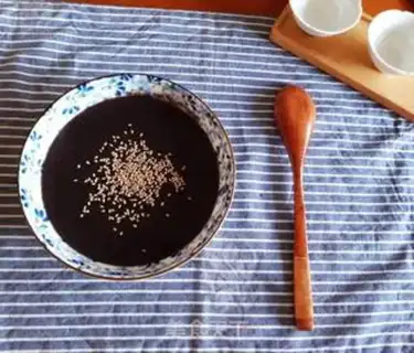Make "Purple rice, sesame rice." step 1