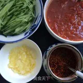 Make Tomato juice and potatoes step 6