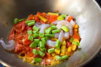 Make Shrimp pasta step 4