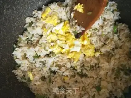 Make Soybean fried rice step 7