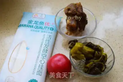 Make Sour beef noodles step 0