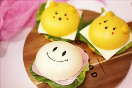 Make Toon bun burger step 26