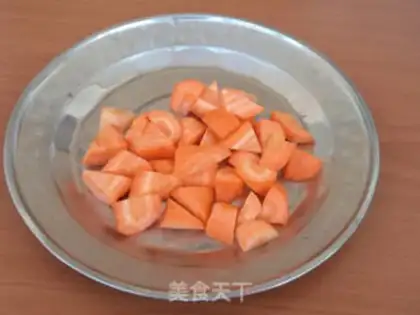 Make The greasy carrot, the rice porridge step 5