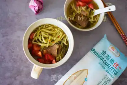 Make Sour beef noodles step 7