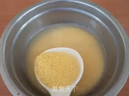 Make The greasy carrot, the rice porridge step 8
