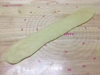 Make The cream and gold pillow tore toast step 10