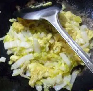 Make Egg fried doll food step 10