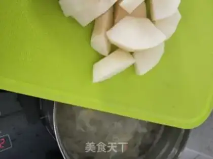 Make Ice cream, silver pineapple step 3