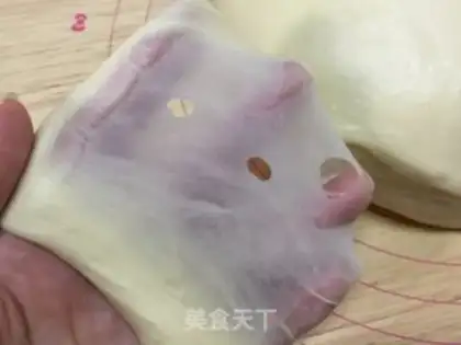Make Red-cracker hand tore little toast step 4