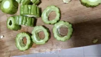 Make Bitter melon step 1
