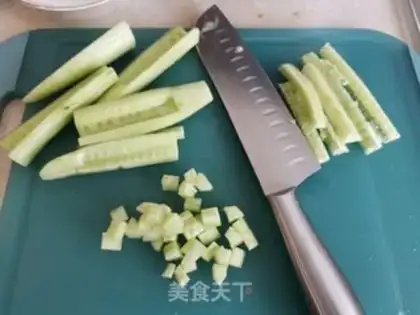 Make Soy egg fried rice step 1