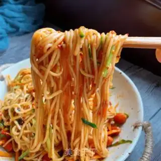 Make Sour spicy noodles step 9