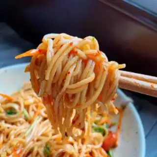 Make Sour spicy noodles step 10