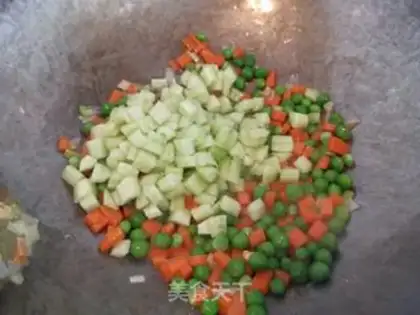 Make Soy egg fried rice step 15