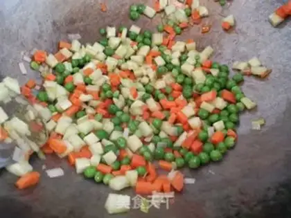 Make Soy egg fried rice step 16