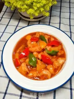 Make Pineapple greasy shrimp step 12