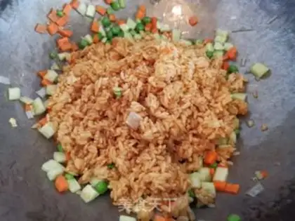 Make Soy egg fried rice step 17