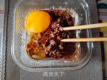 Make Soy egg fried rice step 18