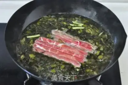 Make Sour sauce, fat noodle step 8