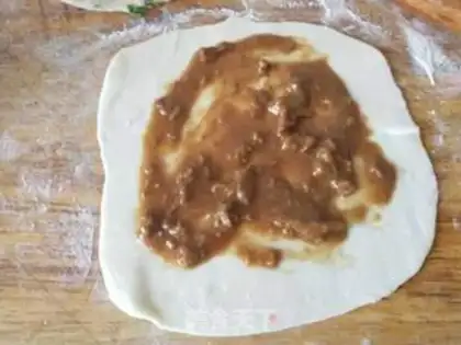Make Sesame sauce cake step 3