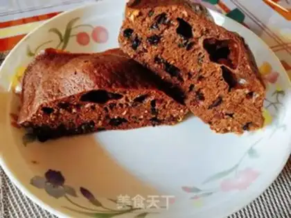 Make Black chocolate whole wheat cake step 7