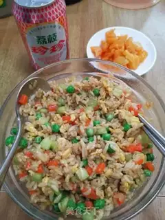 Make Soy egg fried rice step 24