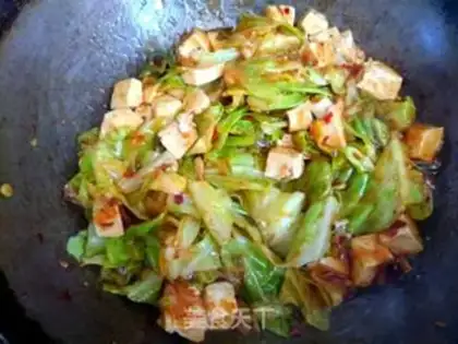 Make Tofu with the dishes step 11
