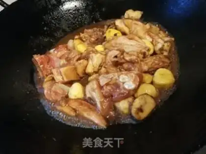 Make Chestnut chicken step 4