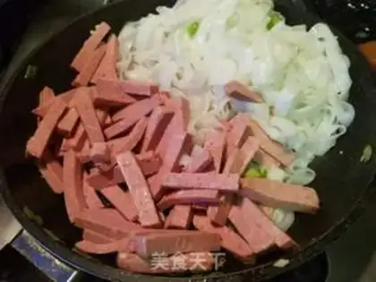 Make Lunch fried river powder step 8