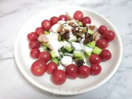 Make Fruit beef salad step 5