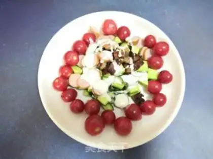 Make Fruit beef salad step 6