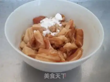 Make Five flowers with potatoes step 1