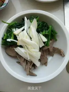 Make Spinach with liver step 4