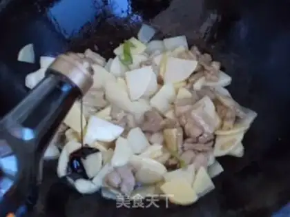 Make Five flowers with potatoes step 7
