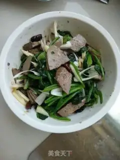 Make Spinach with liver step 8