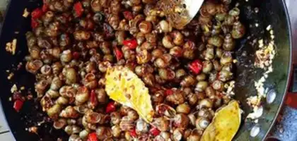 Make Hot snails step 5