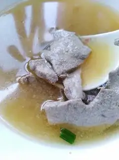 Make Fresh pork liver soup step 10