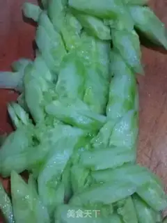 Make Cold cucumber step 1