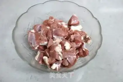 Make Spicy lamb string step 1