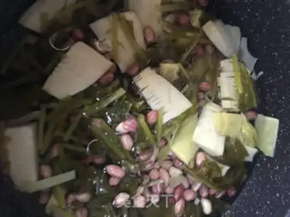 Make Spring snow, peanut rice step 3