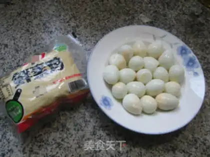 Make Tiger-skinned quail egg roasting chicken step 0