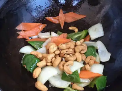 Make Cashew nuts step 5