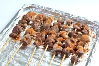 Make Spicy lamb string step 7