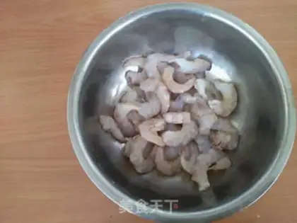 Make Shrimp veggie varnish step 1