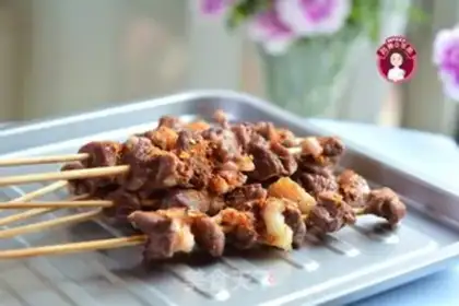 Make Spicy lamb string step 8