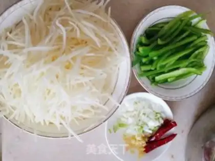 Make Pepper potato step 1