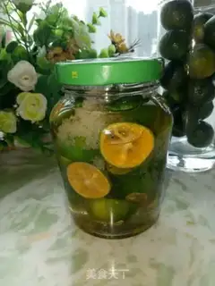 Make A green orange with honey step 6