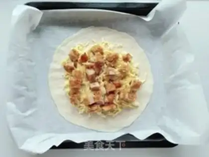 Make A greasy chicken pie step 3