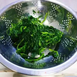 Make Egg spinach step 0